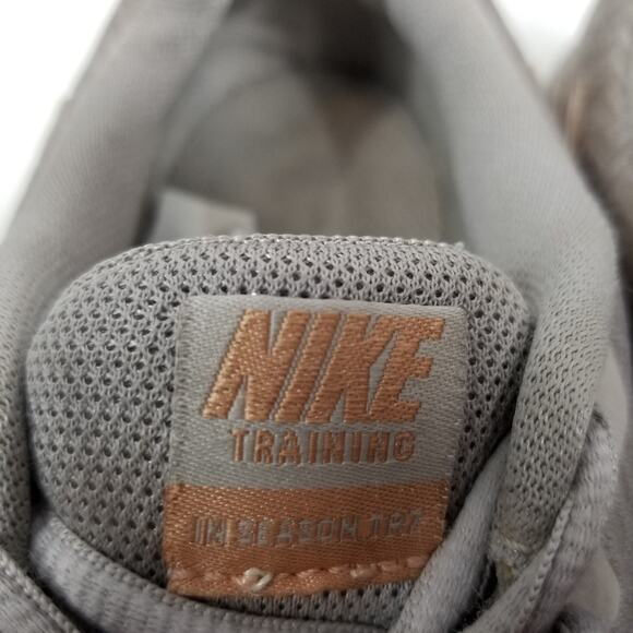 Nike Women's In Season TR 7 917722-004 Gray Rose Gold Size 7.5 - Picture 7 of 9